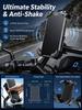 Motorcycle Phone Mount, One-Handed Anti-Shake Bike Holder, Universal Fit for Electric Scooter & Motorbike