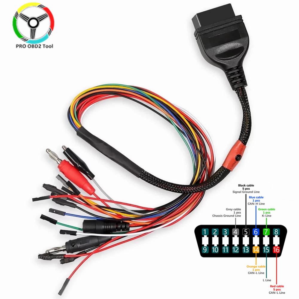 Диагностический адаптер OBD2 MPPS V18 OBD Breakout Кабель Tricore Кабель Pinout для ECU MPPS V21 Tricore Cable