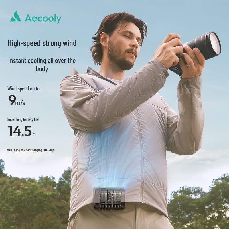 Aecooly Smart LED Portable Waist Fan