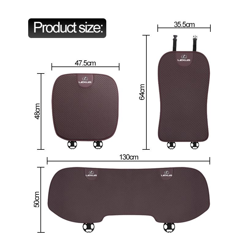 Car Seat Ice Silk Summer Cushion Breathable Protector Cover For Lexus F SPORT ES RX NX LS UX LM LX GX LC RZ IS CT GS RC HS SC TX
