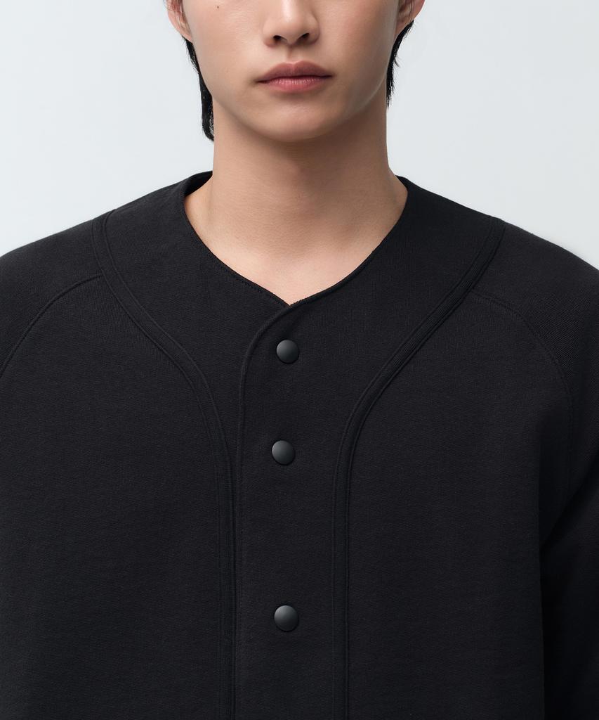 MUSINSA STANDARD Baseball Sweatshirt [Black]