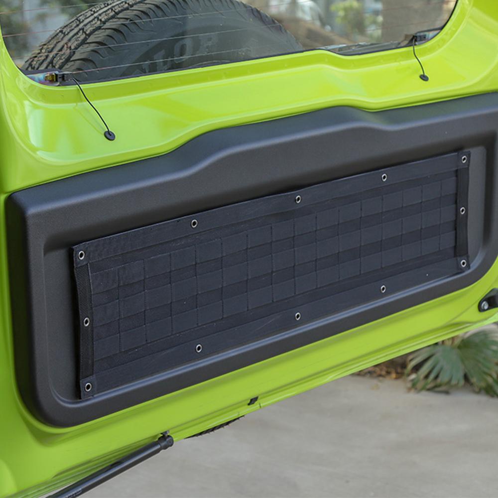 Car Tailgate Storage Bag Organizer Tail Door Storage Pocket for Suzuki Jimny JB64 JB74 -2023 Stowing Tidying