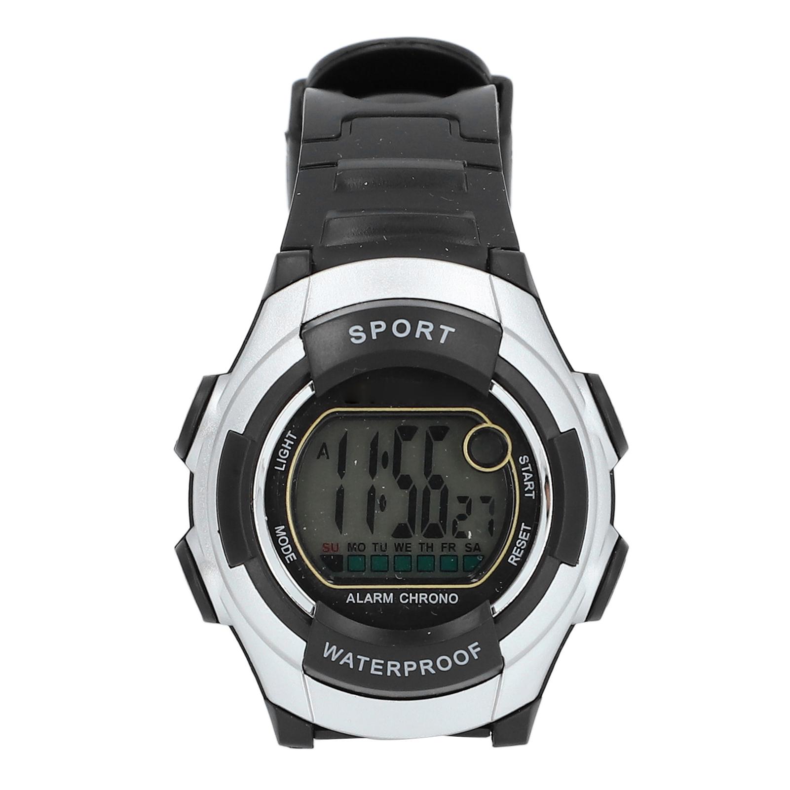 

Спортивные Многофункциональные 0M Водонепроницаемые Винтажные Унисекс Светодиодные Светящиеся Секундомер Будильник 12/24 Часа Цифровые Наручные Часы для Бега Альпинизма