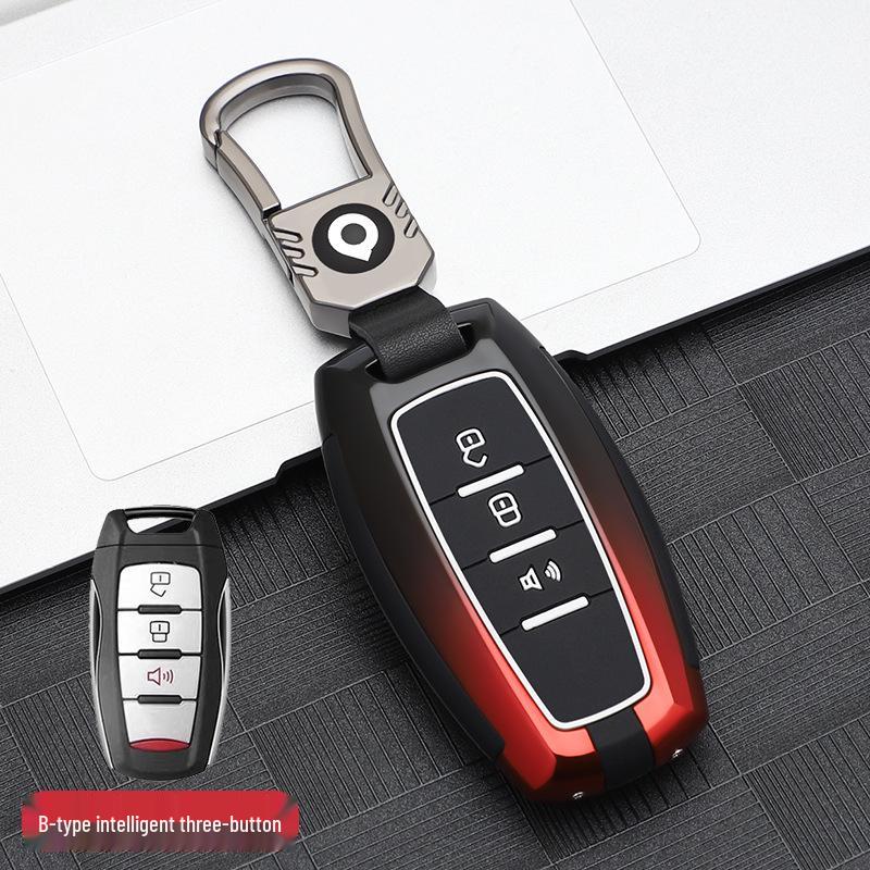 Stylish Great Wall Cannon Key Cover: Customized Car Key Bag with Buckle for Remote Shell Personalization.