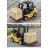 Engineering Vehicle Children's Toy Forklift Boy Alloy Toy Car Simulation Mini Pull-back Toy Construction Engineering Forklift