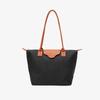 Borsa a tracolla tote da lavoro/pendolarismo stile college, grande capacità, impermeabile, per computer, da donna, per viaggi, con texture, leggera, grande