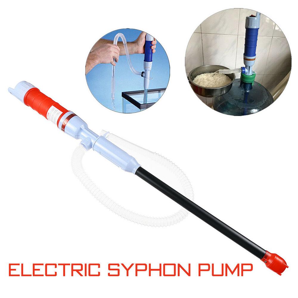 Elektrisk Sifonpump Batteridriven Bränsleolja Vattenöverföringspump Bensinöverföring Kraftdriven Elektrisk Vätska