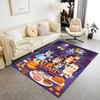 Halloween Bluebird Party Customize Text Floor Mat Design for Bedrooms Hallway Game Room Living Rooms Anti-slip Rug Office Home Decor
