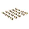 20 Pcs Brake Line Nuts Fittings M10 X 1mm Metric Brake Line Invert Flare Fittings For 3/16 Inch Brake Line Tube