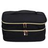 Sewing Supplies Storage Bag 2 Layers Oxford Cloth Sewing Accessories Organizer Bag with 4 Detachable Dividers for