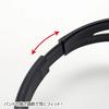 Sanwa Supply USB A Large Soft Ear Headset, Connection, Pads, Omnidirectional, Black, MM-HSUSB17BK