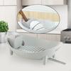 Compact Dish Drying Rack for Kitchen Sink - Efficient Drainage and Space Saving Solution