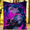 1pc Game L-Lol Theme Blanket - Digital Print, Polyester, Cozy for All Seasons, Perfect for Outdoor, and Travel