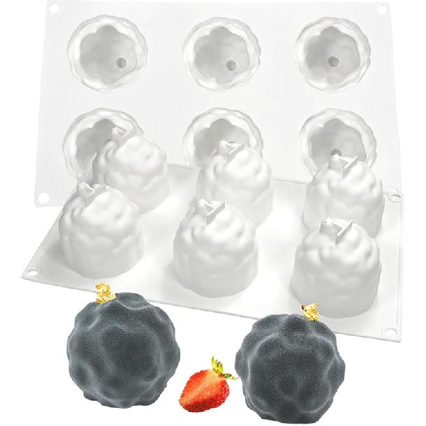 Mostsom 3D Hamster Shape Silicone Mold Cake Baking Molds for Dessert Cake Mousse Heart Shape Molds for Making Handmade Soap Making Chocolate Mould