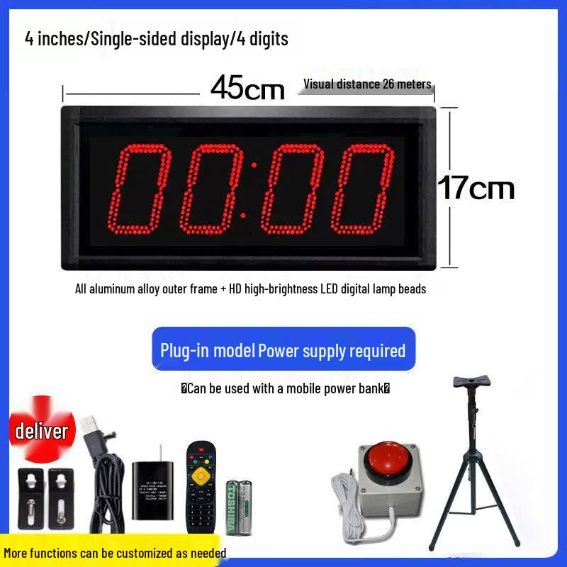 LED Competition Timer with Stopwatch