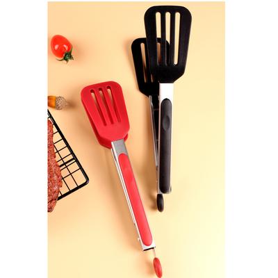 Silicone Bbq Tongs Bbq Clip Kitchen Clips Silicone Food Tongs Food Clips Kitchen Tool for Home Stainless Steel Shovel