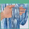 Vibrant 3 Meter Matte Curtain Rain Stream Backdrop For Birthday Party Decorations