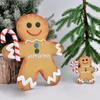 Gingerbread Man Christmas Ornaments & Photography Props for Tree & Window Decor, Children's Gifts
