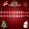 Christmas Party Essential French Snowflake Press on Nails Stick on Nail Manicure Nail Art Decoration for a Stylish Look