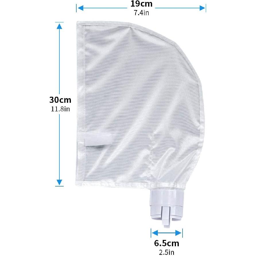 2 Pack Bag Replacement Fits for Polaris 360, 380 Pool Cleaner All Purpose Filter Bag for Polaris Filter Bag