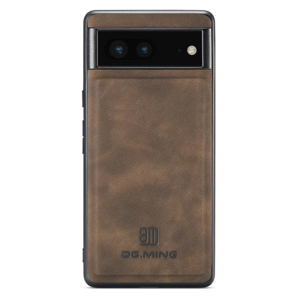 DG.MING PC+TPU+PU Cover for Google Pixel 6a Slim Case Anti-Fall Protective Phone Case