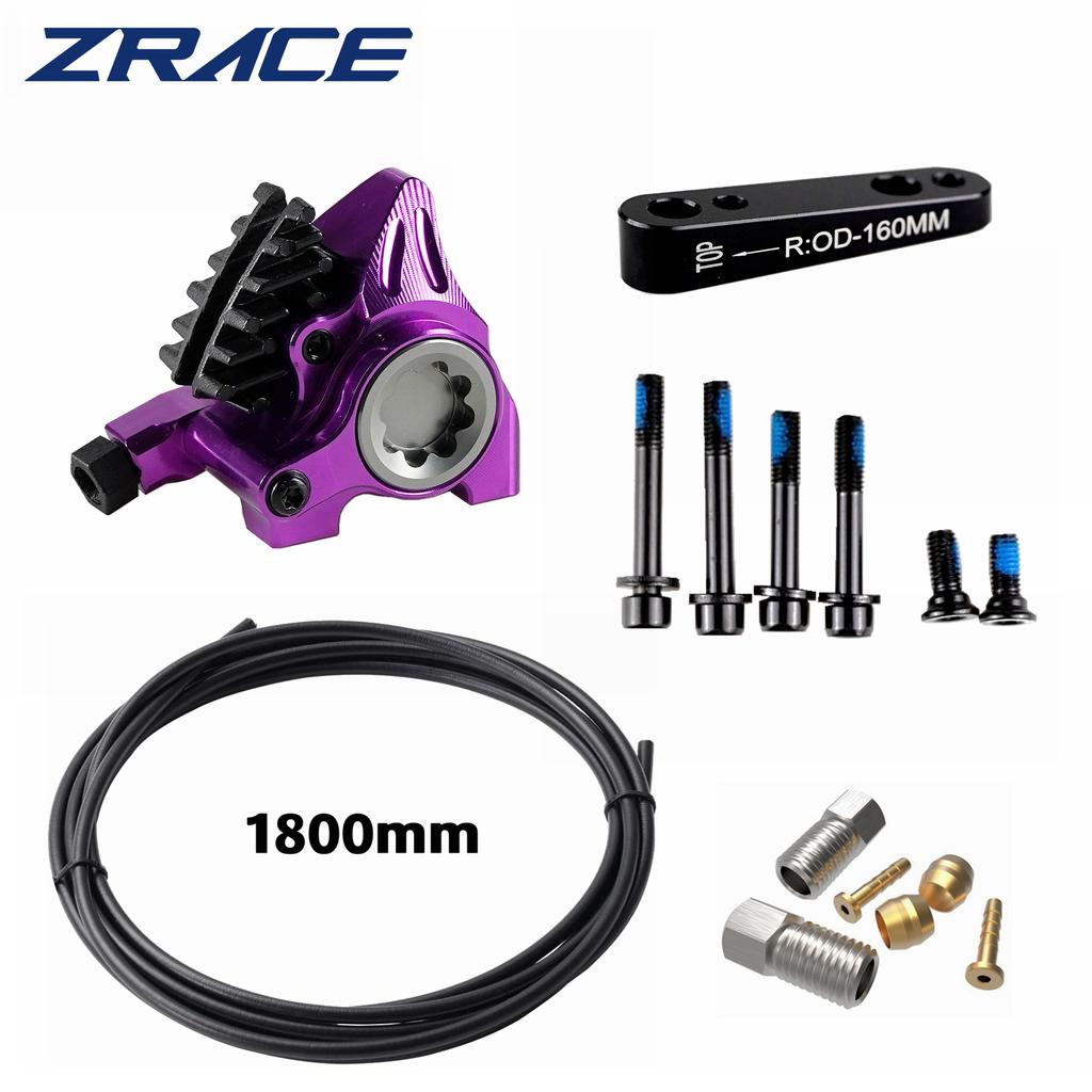 ZRACE XG Road Hydraulic Brake,Flat Mount Caliper, ICE-TECH Pads, BMX Raceing, Full CNC Lightweight