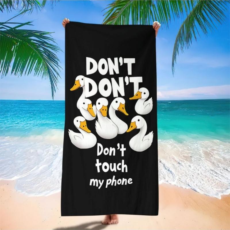 

1pc Microfiber Large Lightweight Microfiber Beach Towel Quick Sand Free Oversized Travel Beach Blanket Absorbent Fast Drying W40*H60(CM)