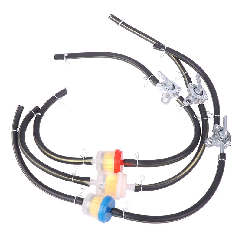 1Set Universal Fuel Tap Gasoline Switch Fuel Tap Gasoline Tap Faucet For Generator Gas Engine Fuel Tanks Switch Oil Pipe Set