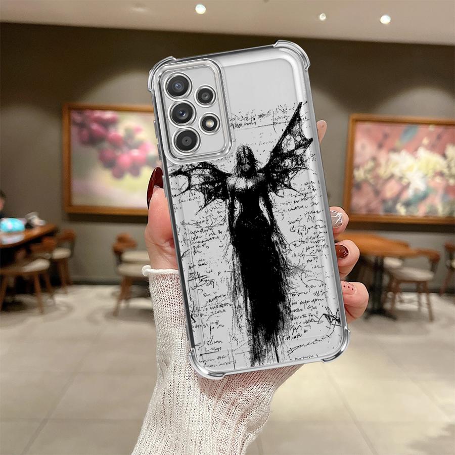 Custodia Retro Cupido Angelo per Samsung Galaxy A24 A52 A54 A34 A15 A05 A33 A50 A07 A53 A73 A13 A12 A03 A23 A51 A14 A04 A16 A06
