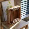 Plastic Storage Tray Rectangular Woven Basket New Serving Tray  Dining Table