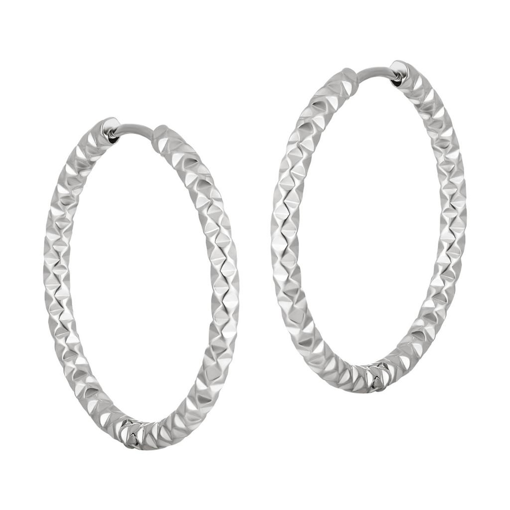 316L Stainless Steel Punk Exaggerated Hoop Earrings for Women Retro Golden Hypoallergenic Party Jewelry Gifts