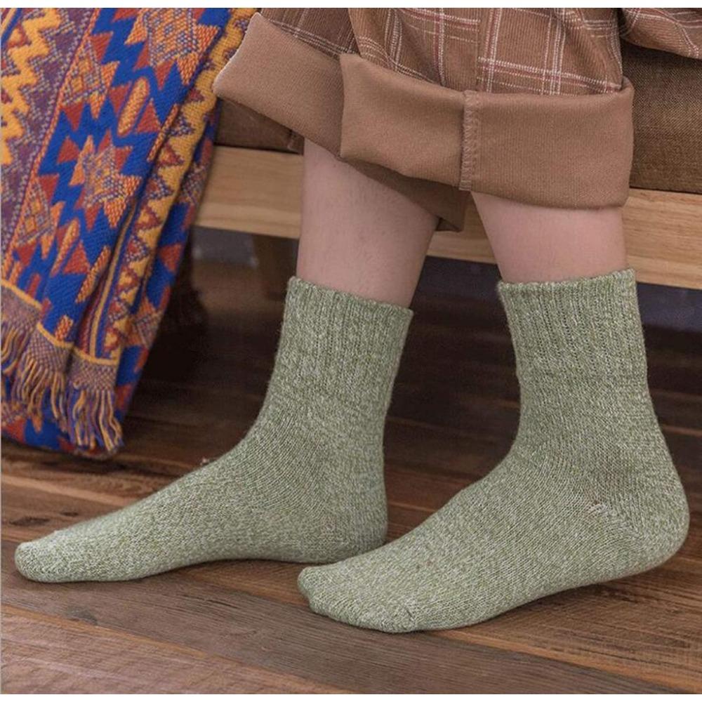 5 par luksuriøst myke termiske sokker isolert for allværs varme Slitesterk Stilig for uformelle utendørs og sport Høst vinter sokker