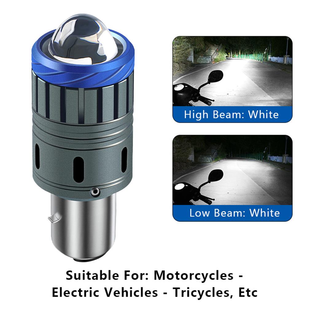 

1 шт. 20000 лм Мотоциклетная фара H4 LED BA20D H6 Турбо лампа Ближний/дальний свет Мотоциклетная CSP LED Проекторная линза Лампа для мотоцикла Белый Желтый 6000K 3000K BA20D H6 белый