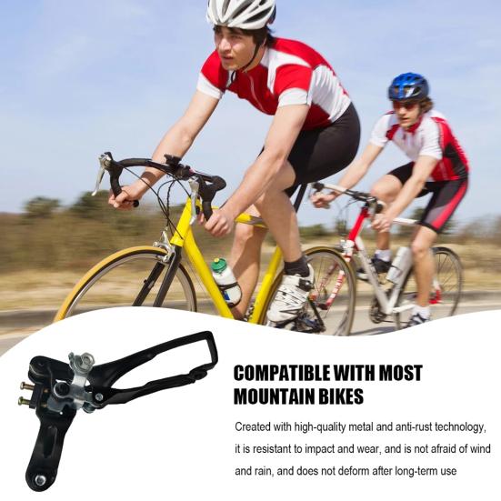 Universelles Fahrrad 3-Gang-Schaltwerk vorne Einfach zu installieren MTB Mountainbike Daumen-Schalthebel Fahrradzubehör