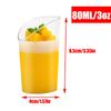 5 szt. Mini Jednorazowe Kubeczki Pudding Galaretka Mus Kubek na Lody Miseczka na Przystawkę Do Domu Deserownia Pojemnik na Jedzenie Plastikowe Kubeczki