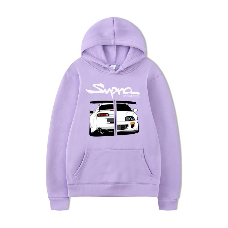 New Men's Daily Sweater, Header D Racing Autumn Sweater with Hat