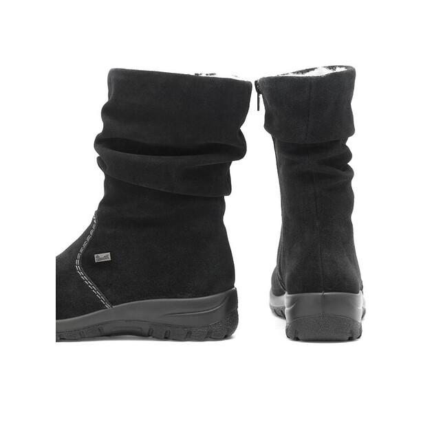 Rieker Z7171-01 Black Ankle Boots