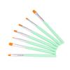 Acrylic Nail Brushes 7PCS UV Gel Poly Gel Nail Art Painting Drawing Pens for Nail Salon Home Use Na