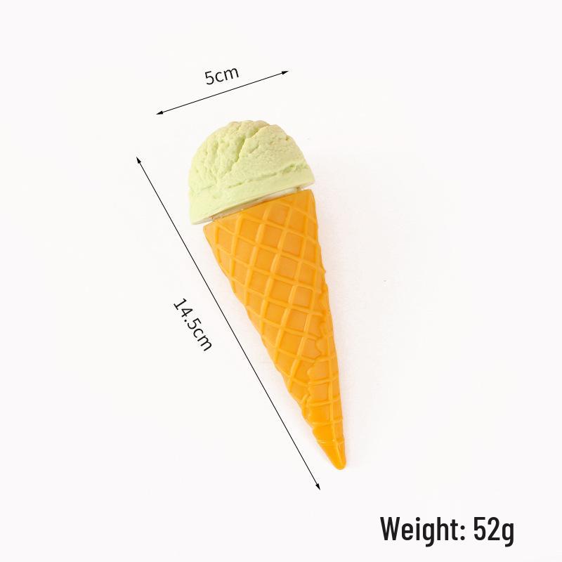 PVC Simulation Cream Ice Cream Toy - DIY Handmade Dessert Shop Display & Photography Prop.