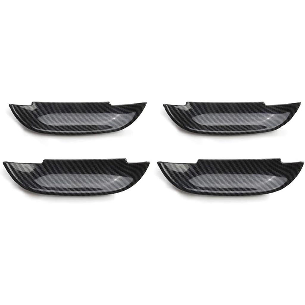 Car Steering Wheel Cover Trim Interior Decoration Accessories Carbon Fiber Look for Dodge Challenger Charger GT RT Hellcat Daytona 2015-2021