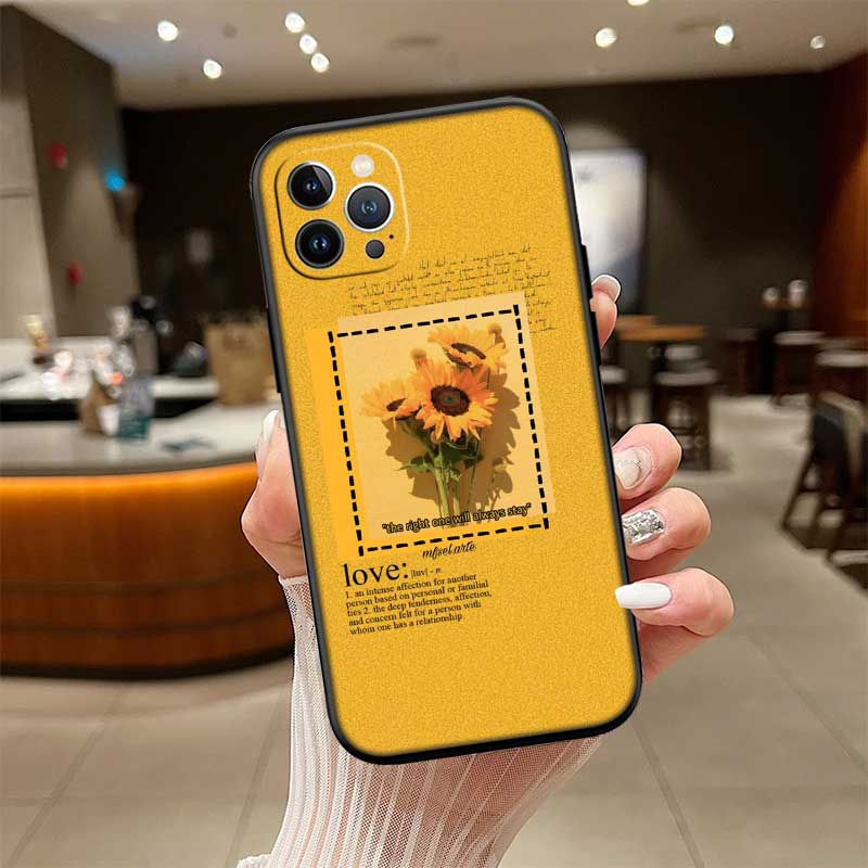 UP47 Sunflower Flower Phone Case for Samsung Galaxy S20 S21 S22 Ultra FE + Plus A21S A22 A24 A25 A26 A30 A30S A31