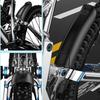 1pcs Black Mountain Bike Mudguard Plastic Front/Rear Mudguard Strap Zip Ties Riding Accessories Suitable For Mountain Bike Roads