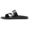 Comfortable Flat Toe Post Casual Slip-On Sandals Men Sandals Black 12724520-38