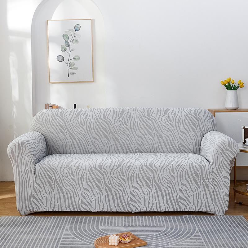 

Роскошный всесезонный чехол для дивана - современный гофрированный дизайн, легко чистится и защищает от пыли, эластичный, подходит для декора гостиной Чехлы для дивана 90-140CM