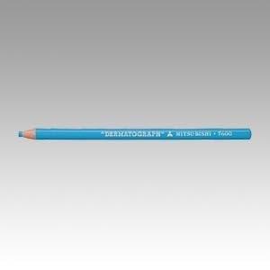 Mitsubishi Pencil Dermatograph No.7600 Light Blue 12-Pack - Industrial Surface Marker
