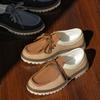 New Luxury Fashion Men Shoes Vintage British Tooling Leather Shoes Cow Suede Loafers Breathable Sneakers Designer Shoes Men