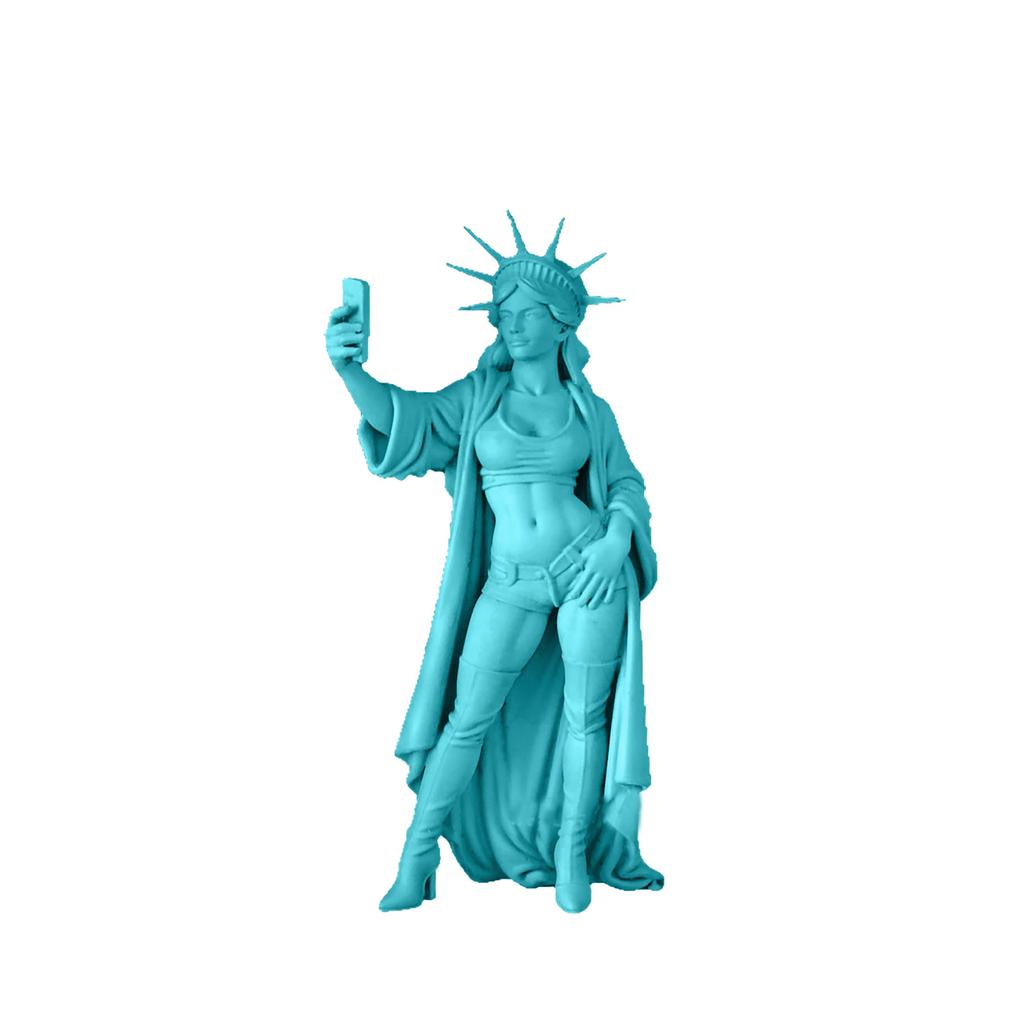 Selfie Sculpture Decoration Ornament