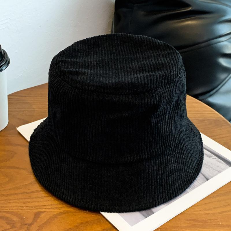 Manufacturers Outdoor Bucket Hat Corduroy Fisherman Style for Ladies for Daily Cycling Casual Scenarios Sun Shade