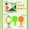 Doorway Pingpong Training Equipment Door Pingpong Game Set for Home Use with Bats and Balls for Pingpong Beginners