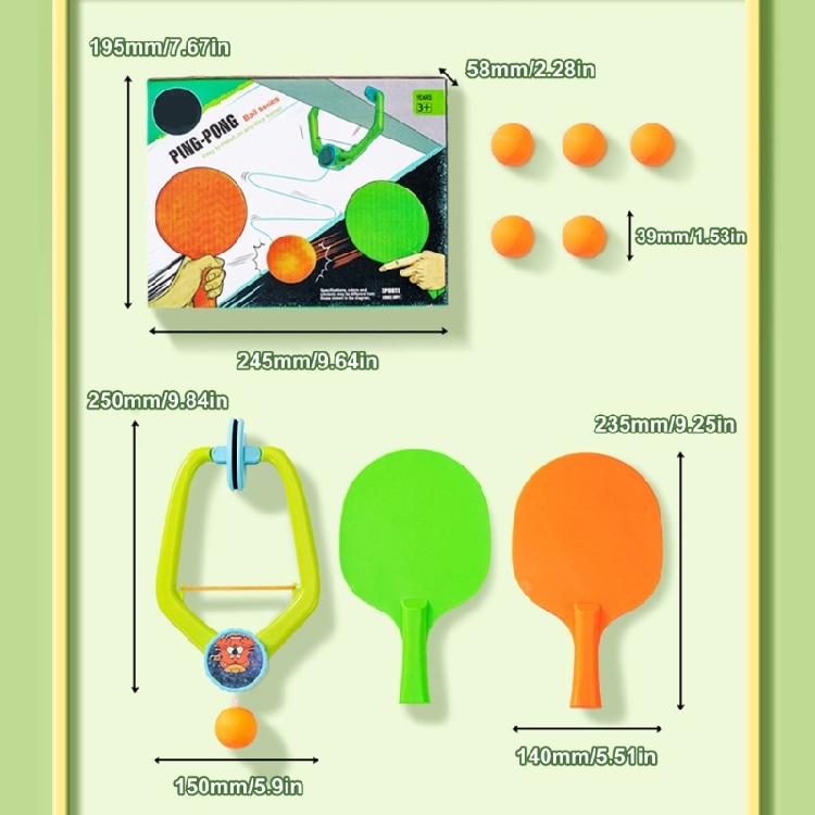 Doorway Pingpong Training Equipment Door Pingpong Game Set for Home Use with Bats and Balls for Pingpong Beginners